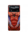Funda para Xiaomi Poco X4 Pro Oficial de Marvel Spiderman Torso - Marvel