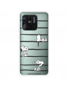 Funda para Xiaomi Redmi 10C Oficial de Peanuts Snoopy rayas - Snoopy