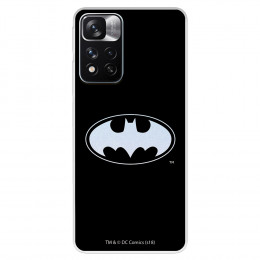 Funda para Xiaomi Redmi Note 11S 4G Oficial de DC Comics Batman Logo Transparente - DC Comics