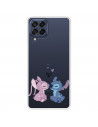 Funda para Samsung Galaxy M53 Oficial de Disney Angel & Stitch Beso - Lilo & Stitch