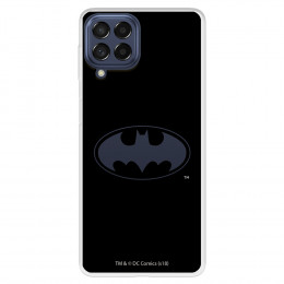 Funda para Samsung Galaxy M53 Oficial de DC Comics Batman Logo Transparente - DC Comics