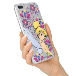 Funda Oficial Disney Campanilla Flores Transparente para Xiaomi Mi 6 - Peter Pan