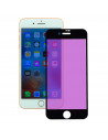 Vetro Temperato Completo Anti Blue-ray Nero per iPhone 8 Plus
