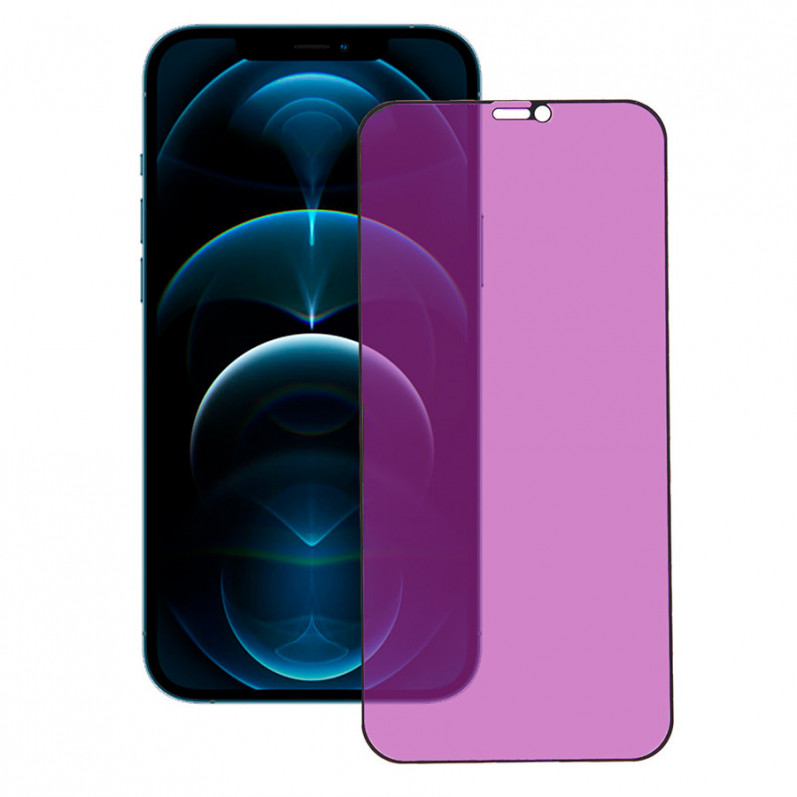 Vetro Temperato Completo Anti Blue-ray per iPhone 12 Mini
