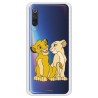 Funda Oficial Disney Simba y Nala transparente para Xiaomi Mi 9 - El Rey León