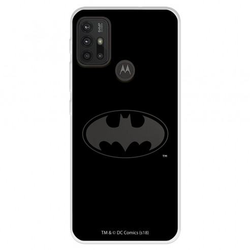 Funda para Motorola Moto G10 Oficial de DC Comics Batman Logo Transparente - DC Comics