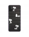 Funda para Motorola Moto G10 Oficial de Peanuts Snoopy rayas - Snoopy