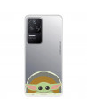 Funda para Xiaomi Poco F4 5G Oficial de Star Wars Baby Yoda Sonrisas - The Mandalorian
