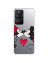 Funda para Xiaomi Poco F4 5G Oficial de Disney Mickey y Minnie Beso - Clásicos Disney