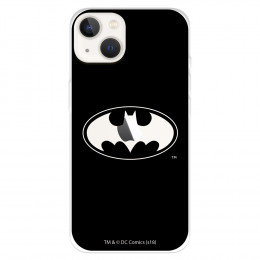 Funda para IPhone 14 Oficial de DC Comics Batman Logo Transparente - DC Comics