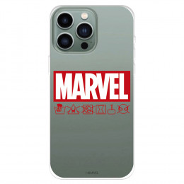 Funda para IPhone 14 Pro Max Oficial de Marvel Marvel Logo Red - Marvel