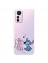 Funda para Xiaomi Mi 12 Lite 5G Oficial de Disney Angel & Stitch Beso - Lilo & Stitch