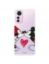 Funda para Xiaomi Mi 12 Lite 5G Oficial de Disney Mickey y Minnie Beso - Clásicos Disney