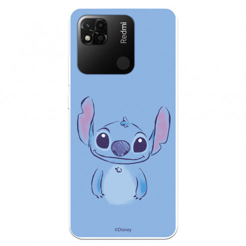 Cover per Xiaomi Redmi 10A Ufficiale della Disney Stitch blu - Lilo & Stitch
