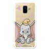 Funda Oficial Disney Dumbo silueta transparente para Samsung Galaxy A6 2018