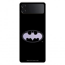 Funda para Samsung Galaxy Z Flip4 Oficial de DC Comics Batman Logo Transparente - DC Comics