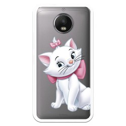 Funda Oficial Disney Marie Silueta transparente para Motorola Moto G5s Plus - Los Aristogatos