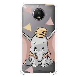 Funda Oficial Disney Dumbo silueta transparente para Motorola Moto G5s Plus