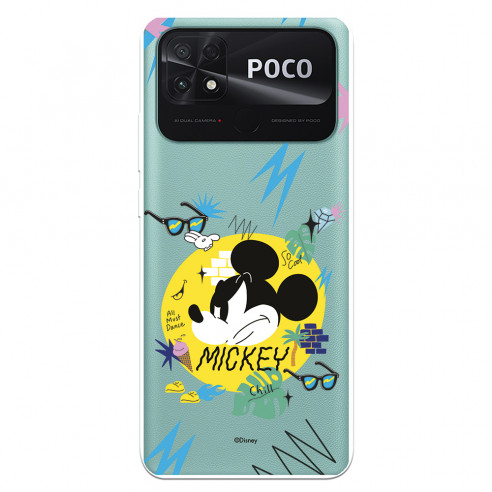 Cover per Xiaomi Poco C40 Ufficiale della Disney Mickey Mickey Urban - Classici Disney