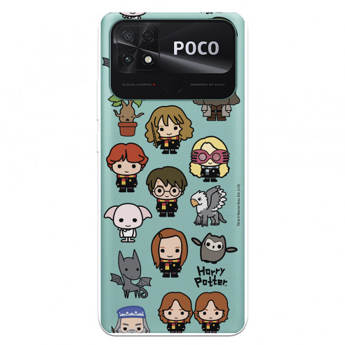 Cover per Xiaomi Poco C40 Ufficiale di Harry Potter Immagini personaggi - Harry Potter