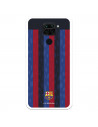 Funda para Xiaomi Redmi Note 9 del FC Barcelona Fondo Rayas Verticales  - Licencia Oficial FC Barcelona