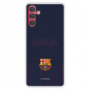 Funda para Samsung Galaxy A04s del FC Barcelona Barsa Fondo Azul  - Licencia Oficial FC Barcelona