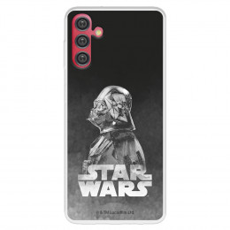 Funda para Samsung Galaxy A04s Oficial de Star Wars Darth Vader Fondo negro - Star Wars