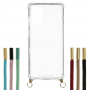 Cover Silicone Tracolla Trasparente per Samsung Galaxy S20