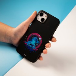 Funda ultra suave Oficial Disney - Lilo & Stitch fondo negro