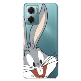 Funda para Xiaomi Redmi 10 5G Oficial de Warner Bros Bugs Bunny Silueta Transparente - Looney Tunes
