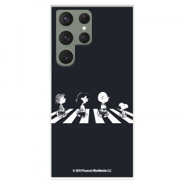Funda para Samsung Galaxy S23 Ultra Oficial de Peanuts Personajes Beatles - Snoopy
