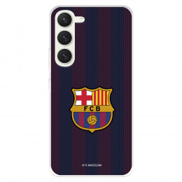 Funda para Samsung Galaxy S23 del FC Barcelona Rayas Blaugrana  - Licencia Oficial FC Barcelona