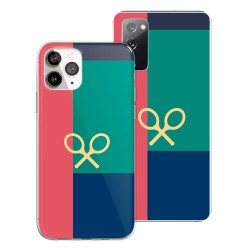 Funda Oficial Silbon - Fondo Geométrico Multicolor