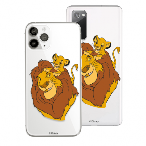 Cover Ufficiale della Disney Mufasa e Simba Silhouette - Il Re Leone