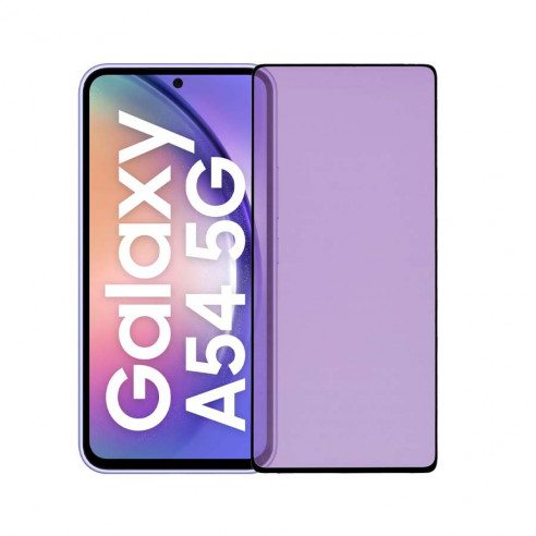 Protezione completa per lo schermo in vetro temperato Anti Blu-Ray per Samsung Galaxy A54 5G