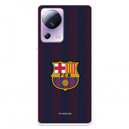 Funda para Xiaomi Mi 13 Lite del FC Barcelona Rayas Blaugrana  - Licencia Oficial FC Barcelona
