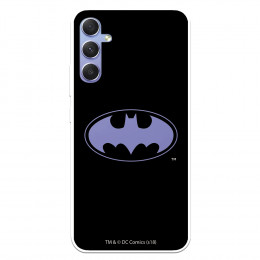 Funda para Samsung Galaxy A34 5G Oficial de DC Comics Batman Logo Transparente - DC Comics