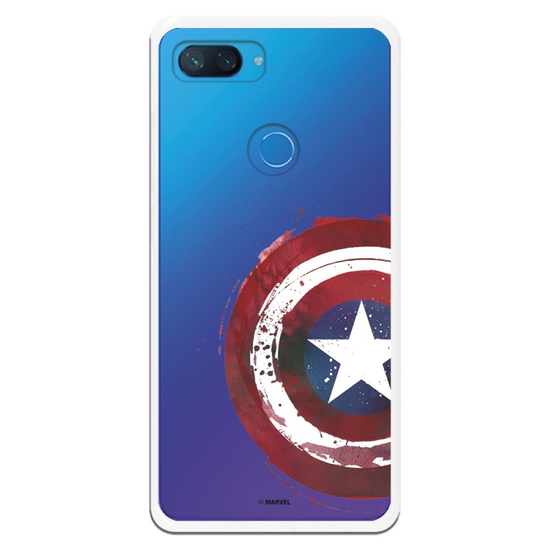 Funda Oficial Escudo Capitan America para Xiaomi Mi 8 Lite