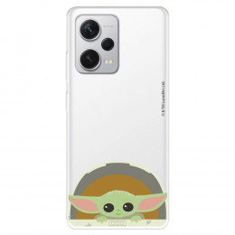 Funda para Xiaomi Redmi Note 12 5G Oficial de Star Wars Baby Yoda Sonrisas - The Mandalorian