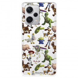 Funda para Xiaomi Redmi Note 12 Pro Plus Oficial de Disney Muñecos Toy Story Siluetas - Toy Story