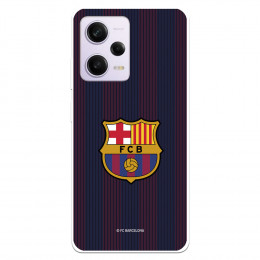 Funda para Xiaomi Redmi Note 12 Pro 5G del FC Barcelona Rayas Blaugrana  - Licencia Oficial FC Barcelona