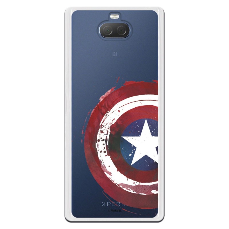 Funda Oficial Escudo Capitan America para Sony Xperia 10