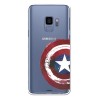 Funda Oficial Escudo Capitan America para Samsung Galaxy S9