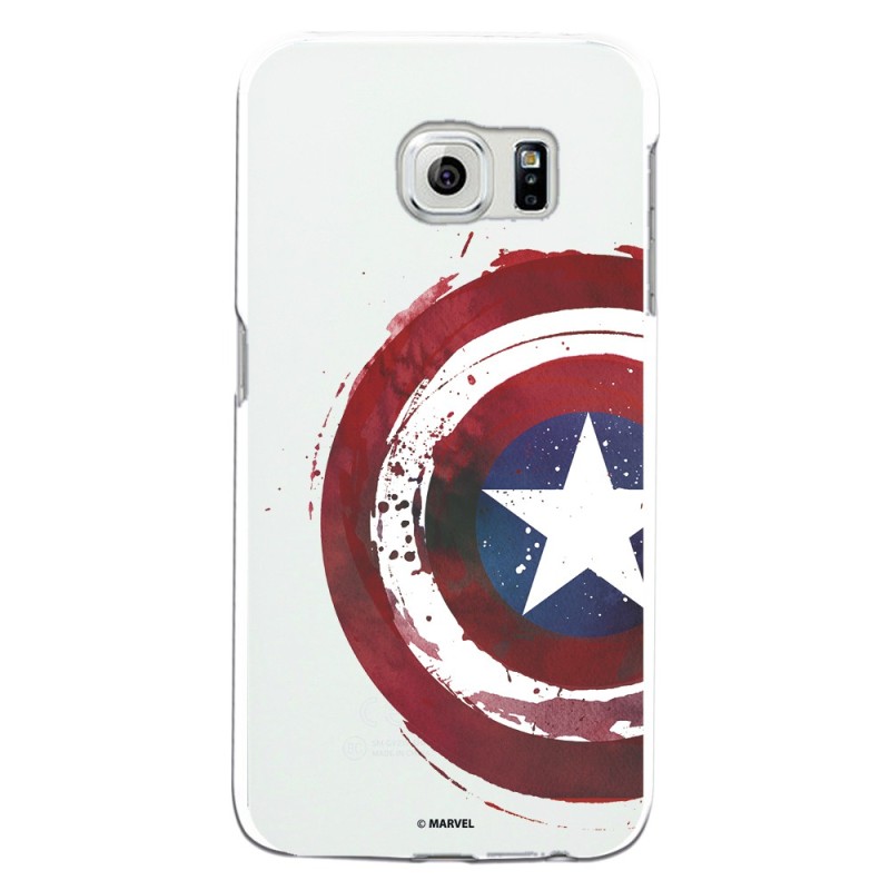 Funda Oficial Escudo Capitan America para Samsung Galaxy S6 Edge