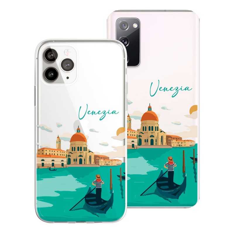 Funda Dibujo Góndola En Venecia