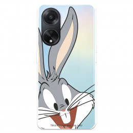 Funda para Oppo A98 5G Oficial de Warner Bros Bugs Bunny Silueta Transparente - Looney Tunes