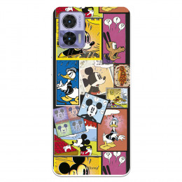 Funda para Motorola Edge 30 Neo Oficial de Disney Mickey Comic - Clásicos Disney