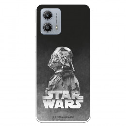 Funda para Motorola Moto G53 5G Oficial de Star Wars Darth Vader Fondo negro - Star Wars