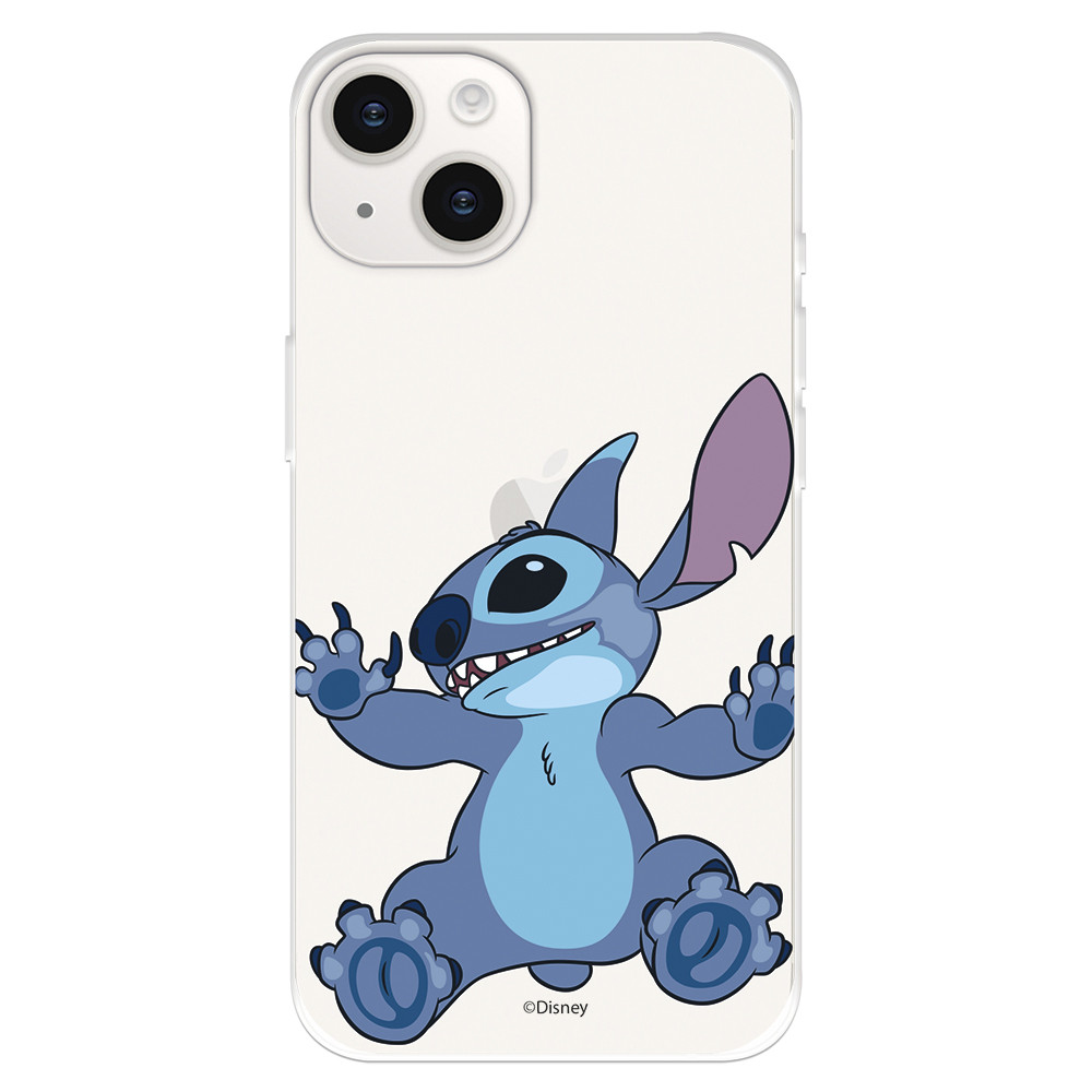 Cover per iPhone 15 Pro Ufficiale della Disney Stitch Che si arrampica -  Lilo & Stitch