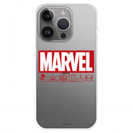 Funda para iPhone 15 Pro Max Oficial de Marvel Marvel Logo Red - Marvel